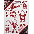 Oklahoma Sooners Family Decal Set Small
